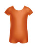Solid Lycra Cap Sleeve Biketard