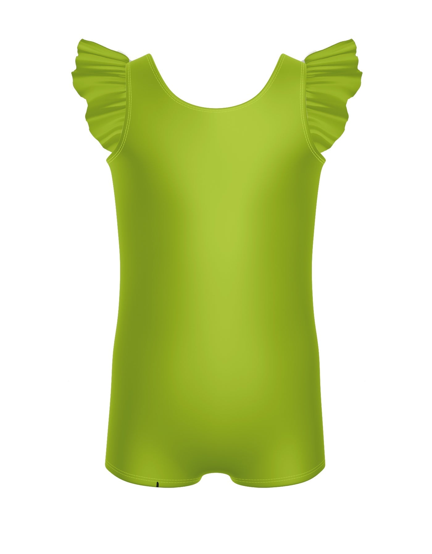 Solid Lycra Tank with Gather Sleeve Biketard