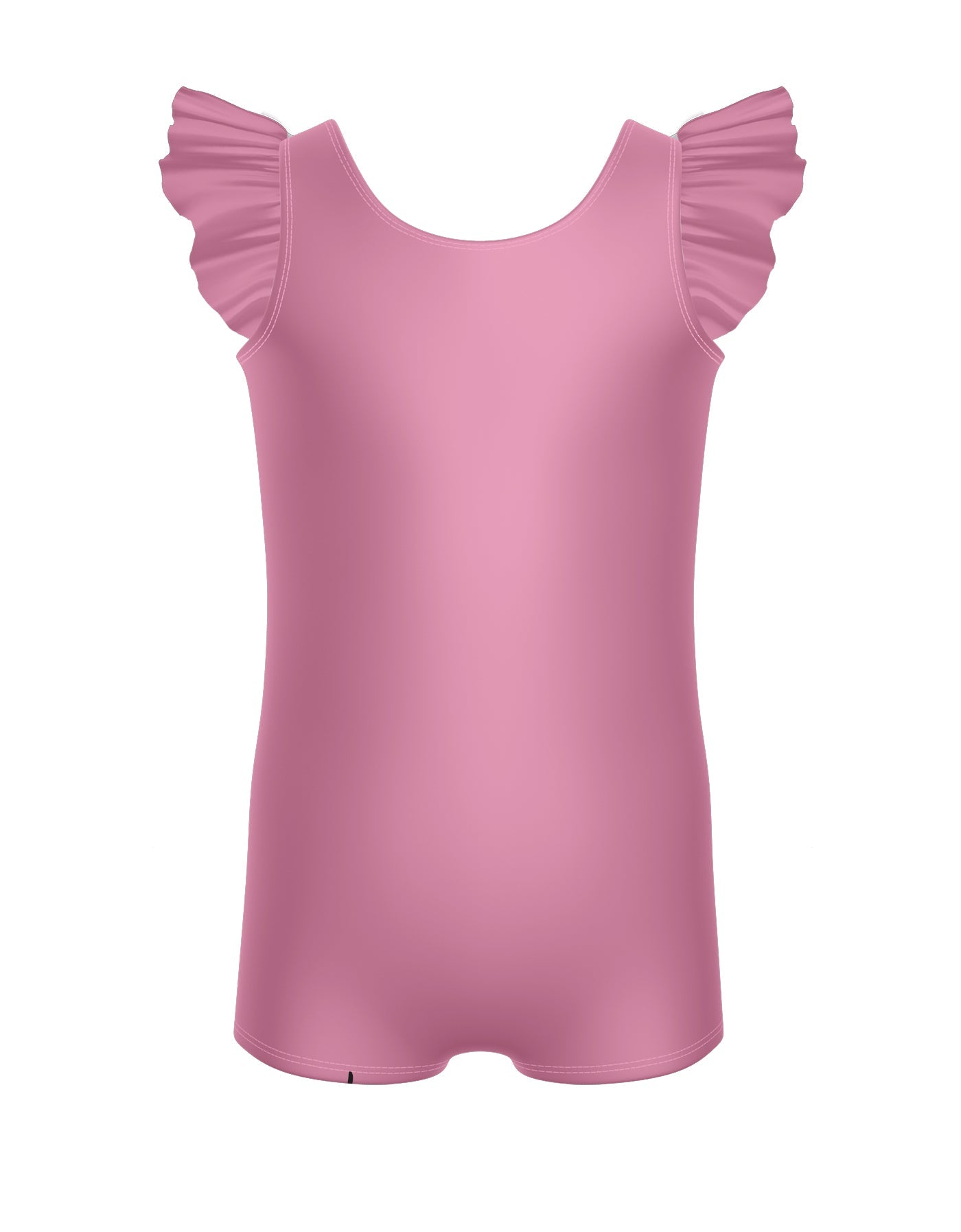 Solid Lycra Tank with Gather Sleeve Biketard
