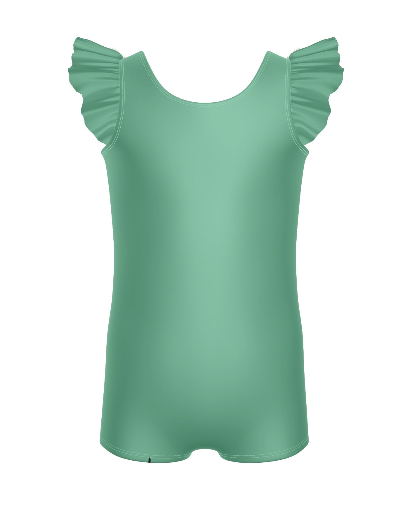 Solid Lycra Tank with Gather Sleeve Biketard