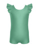 Solid Lycra Tank with Gather Sleeve Biketard