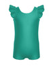 Solid Lycra Tank with Gather Sleeve Biketard