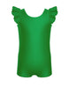 Solid Lycra Tank with Gather Sleeve Biketard