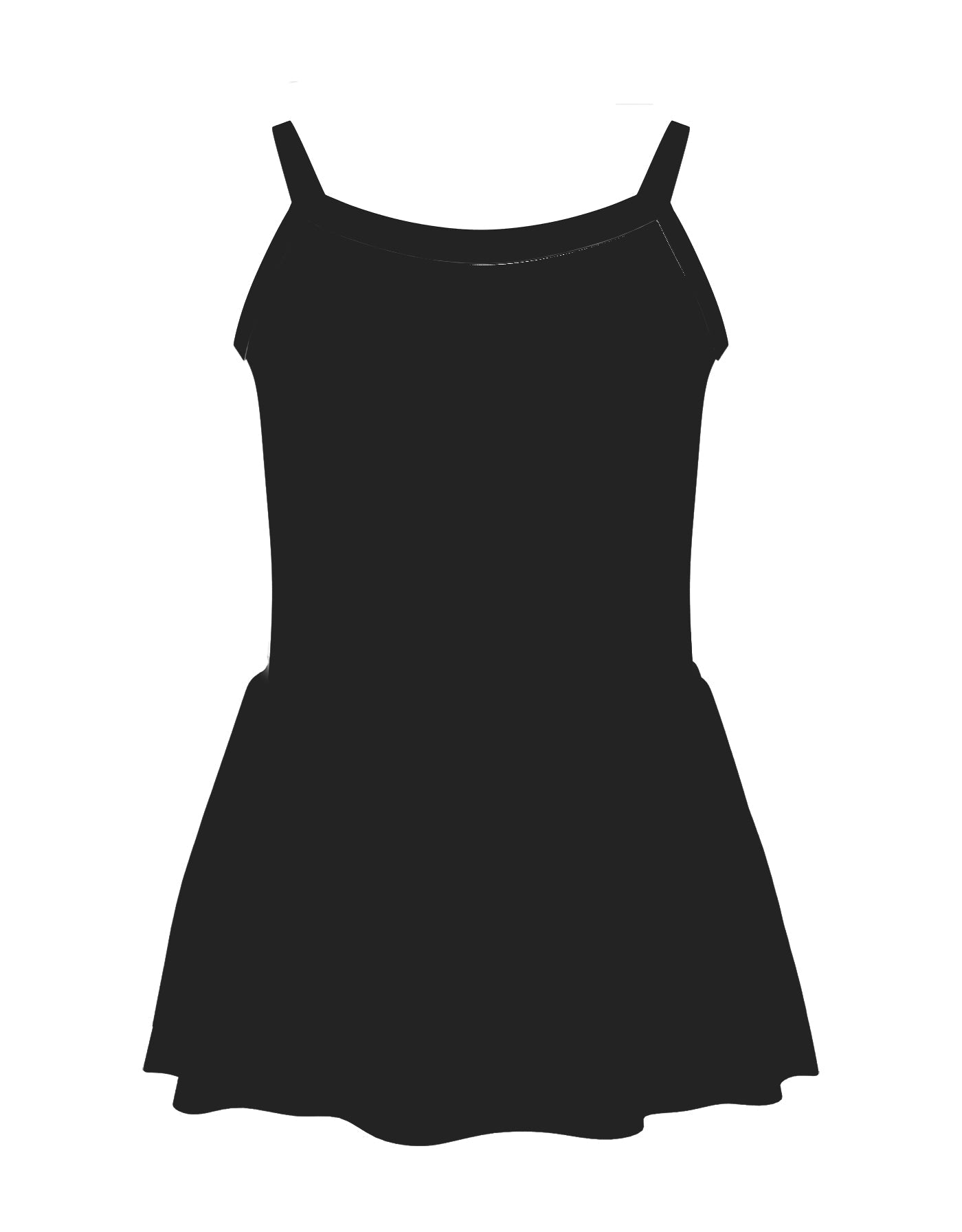 Solid Lycra Cami Dress