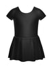 Solid Lycra Cap Sleeve Dress