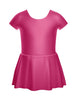 Solid Lycra Cap Sleeve Dress