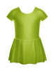 Solid Lycra Cap Sleeve Dress