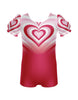 Love Shack Puff Sleeve Biketard