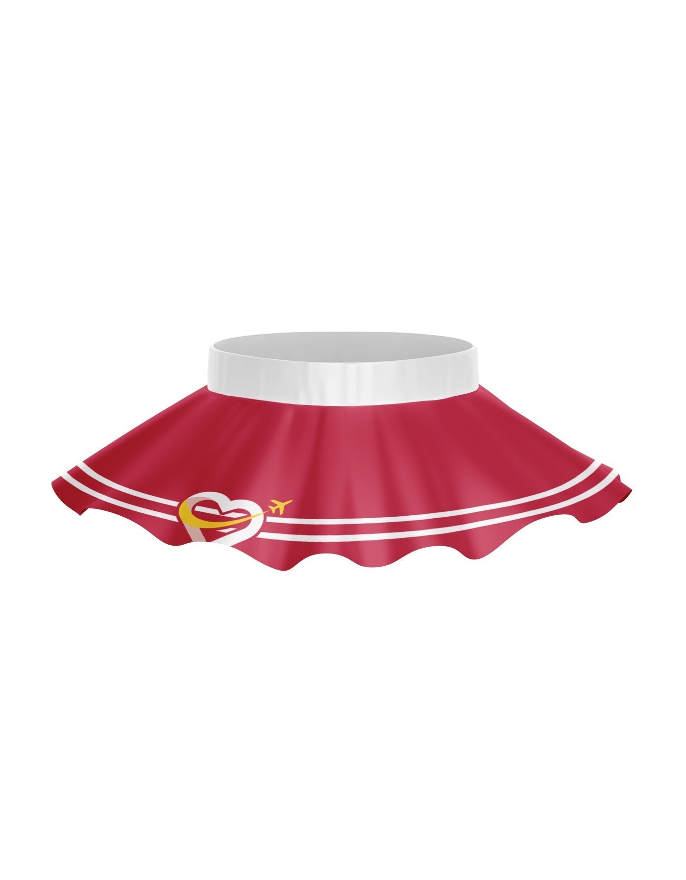 Flight Attendant Top Skirt Tall Band