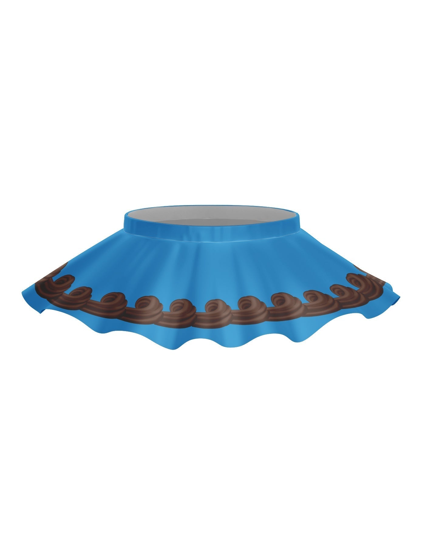 Choco Trim Top Skirt