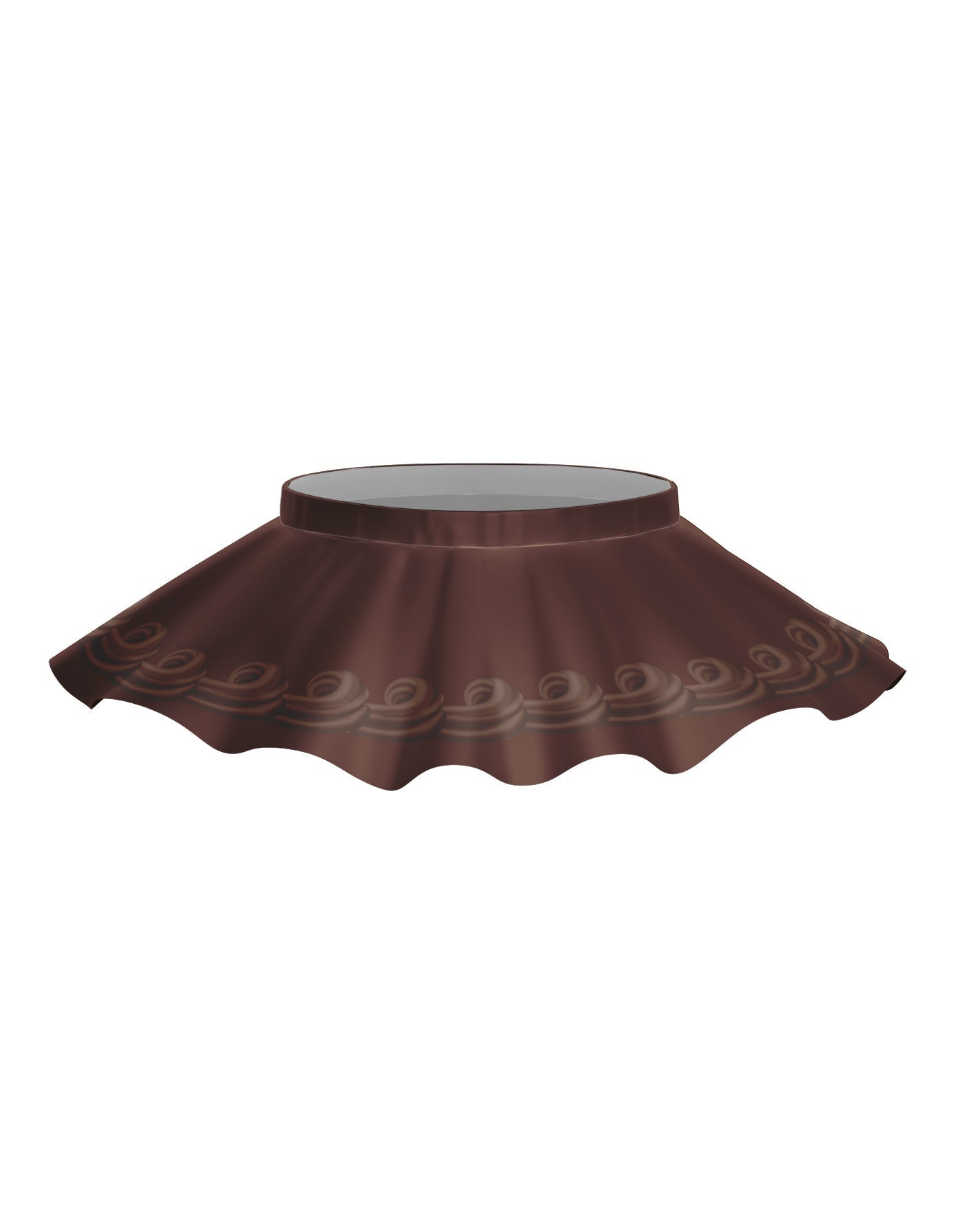 Choco Trim Top Skirt