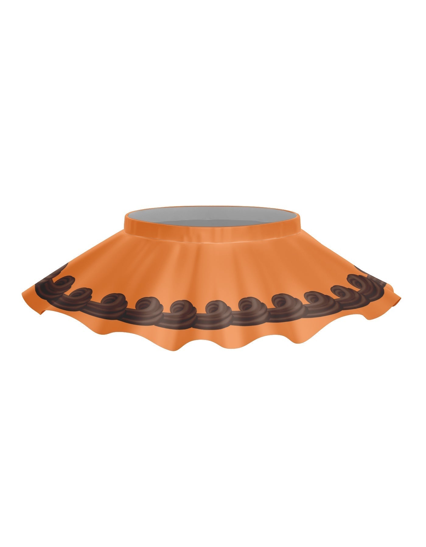 Choco Trim Top Skirt