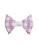 Gingham Baby Hair Bow