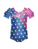 Sweethart Puff Sleeve Leotard Hologram