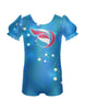 Soda Pop Puff Sleeve Biketard
