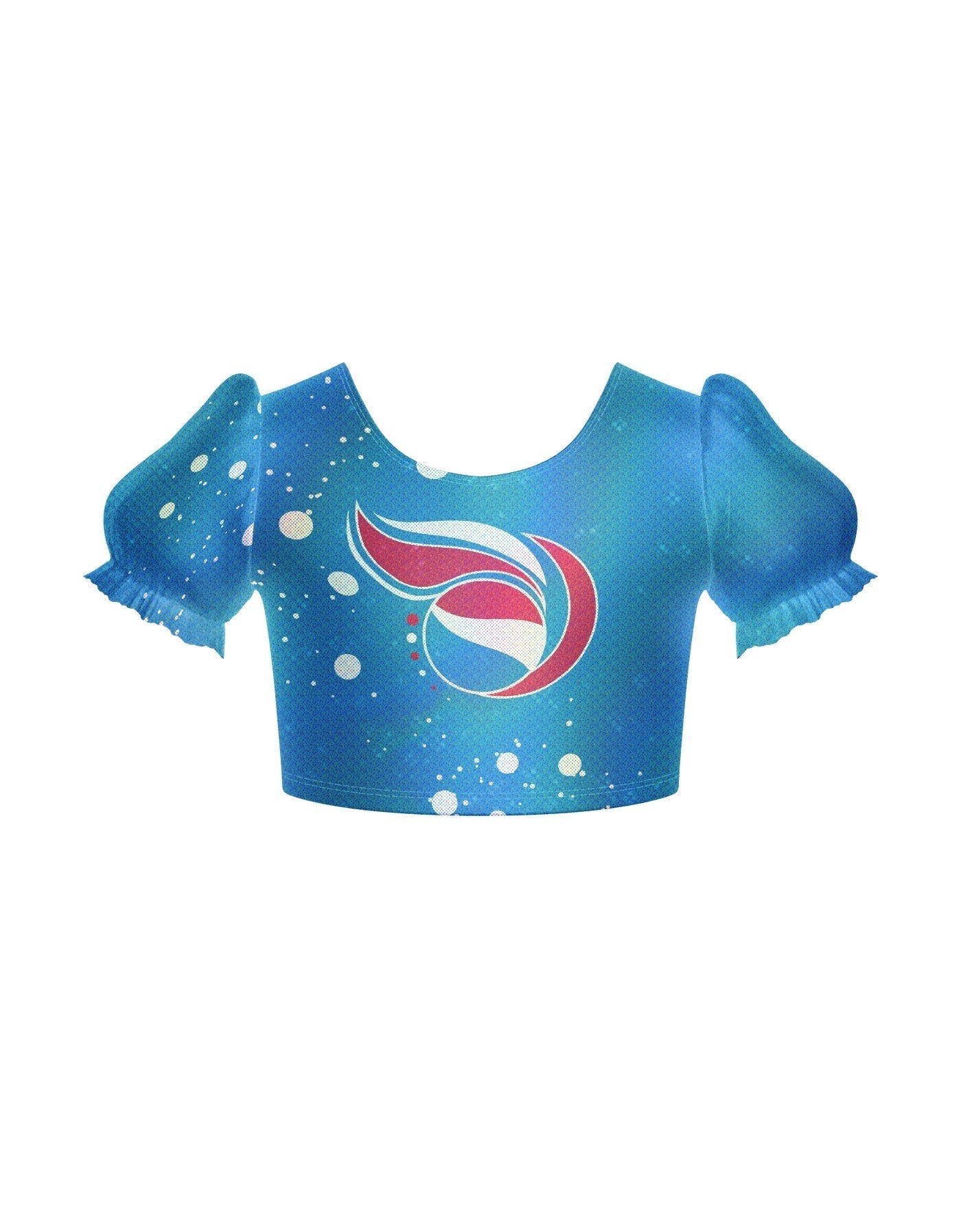Soda Pop Puff Sleeve Crop Top