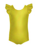 Solid Hologram Tank with Gather Sleeve Leotard