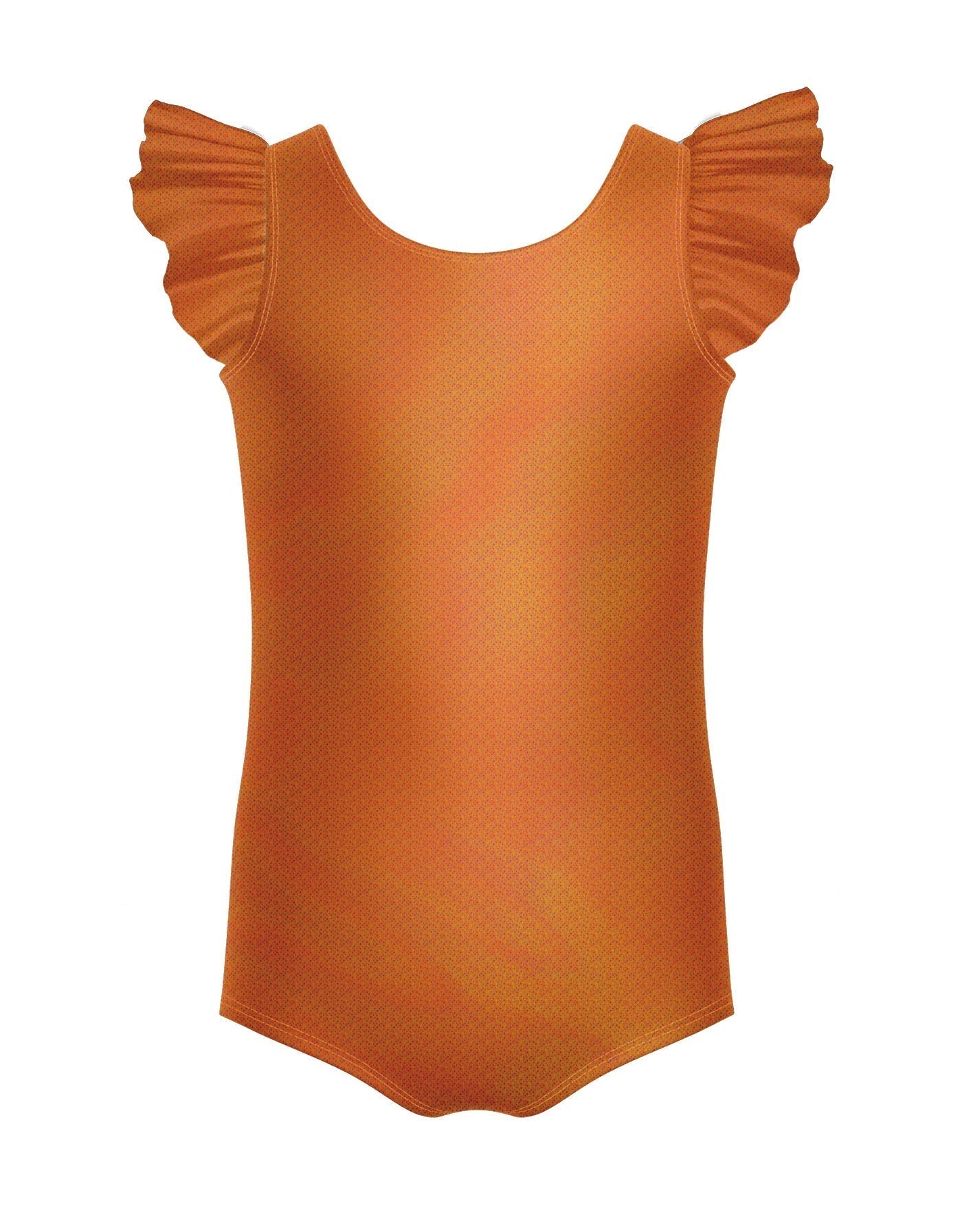 Solid Hologram Tank with Gather Sleeve Leotard