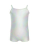 Solid Hologram Cami Biketard