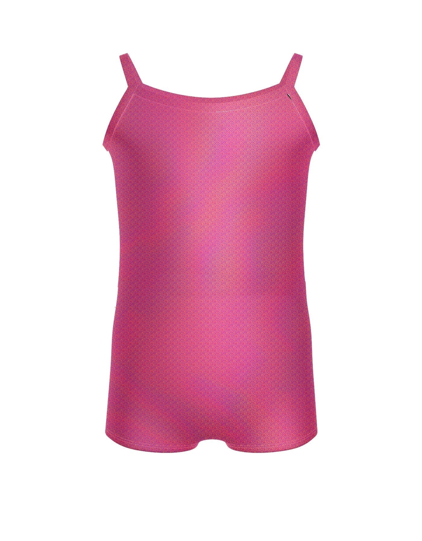 Solid Hologram Cami Biketard