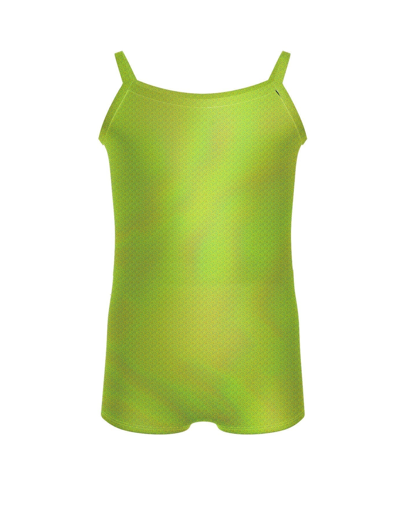 Solid Hologram Cami Biketard