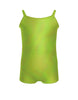 Solid Hologram Cami Biketard