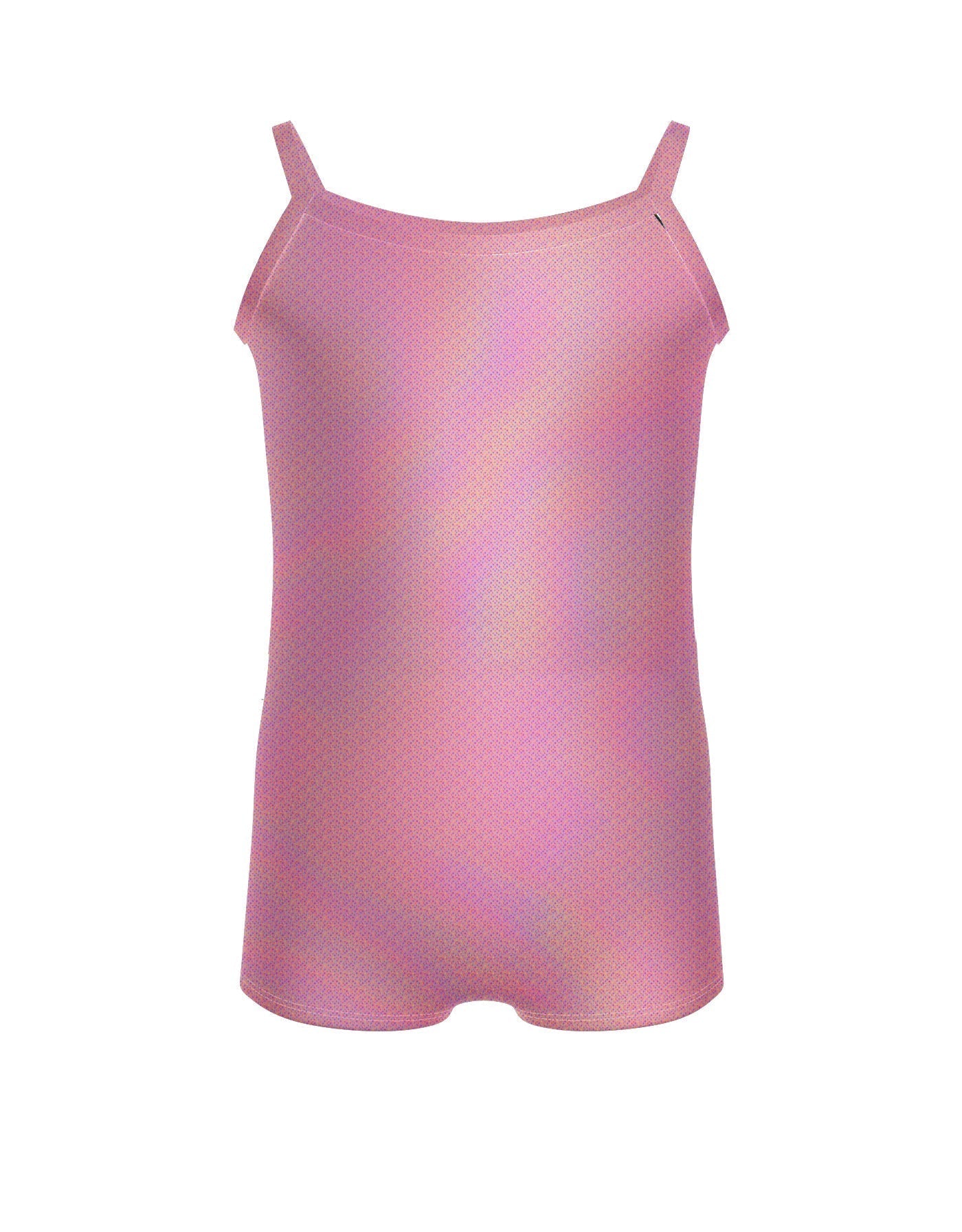 Solid Hologram Cami Biketard