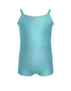Solid Hologram Cami Biketard
