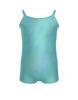 Solid Hologram Cami Biketard