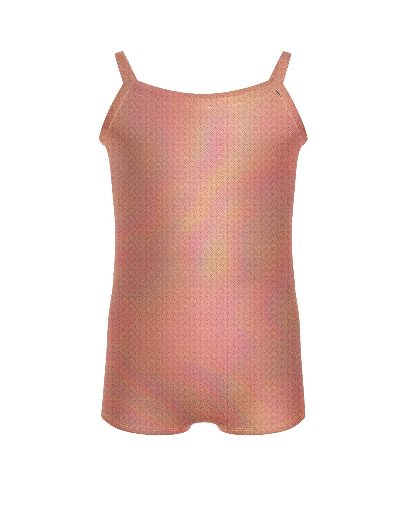 Solid Hologram Cami Biketard