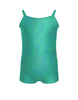 Solid Hologram Cami Biketard