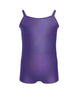 Solid Hologram Cami Biketard