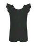Solid Hologram Tank Biketard with Gather Sleeves