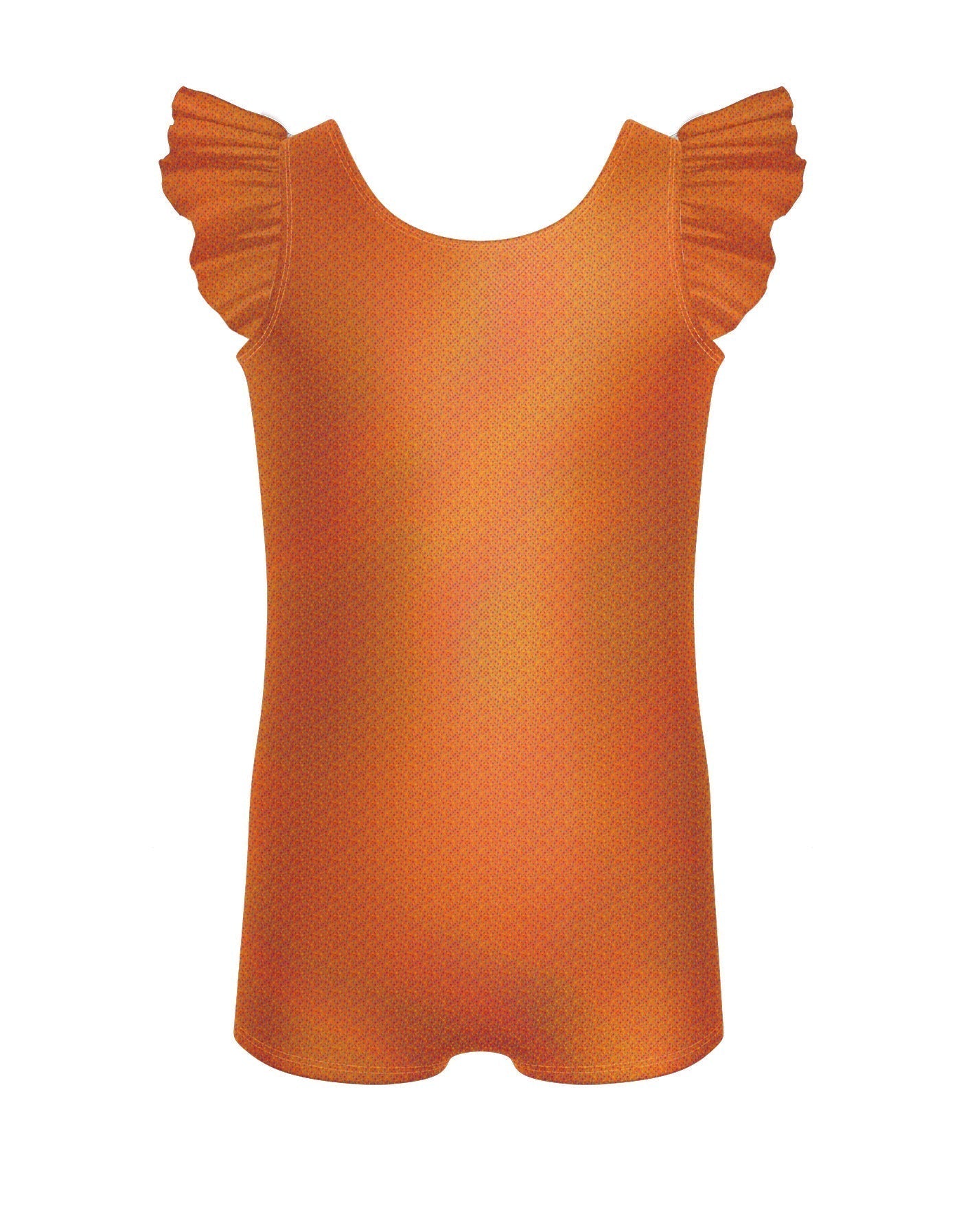 Solid Hologram Tank Biketard with Gather Sleeves
