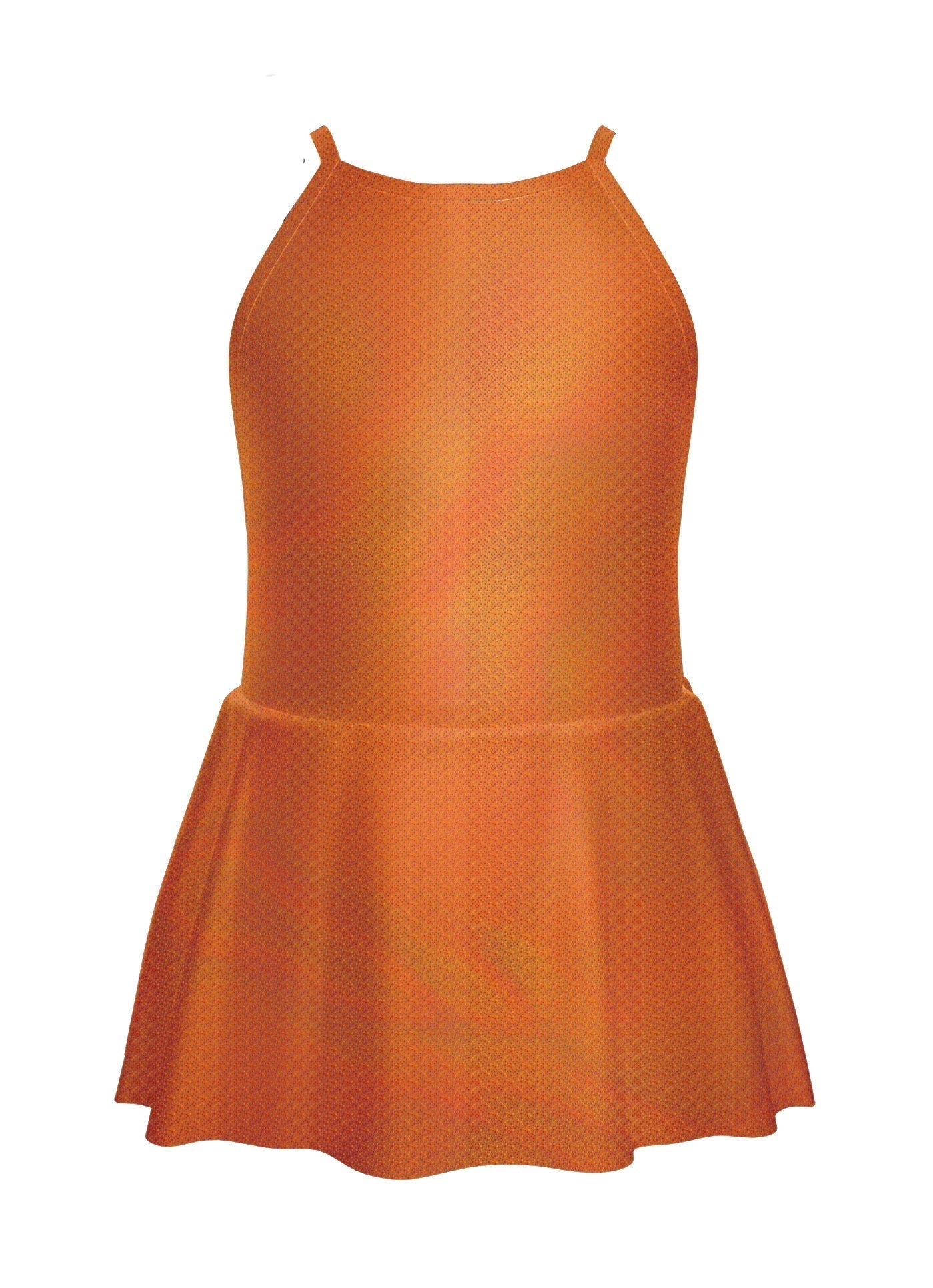 Solid Hologram Halter Binding Dress