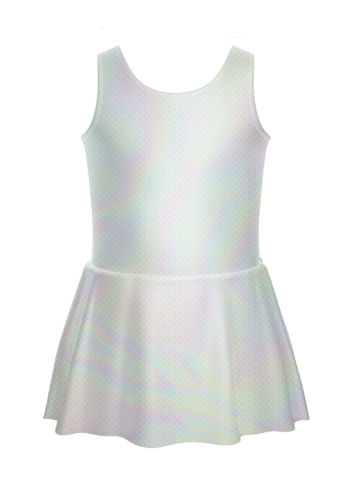 Solid Hologram Tank Dress