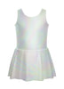 Solid Hologram Tank Dress