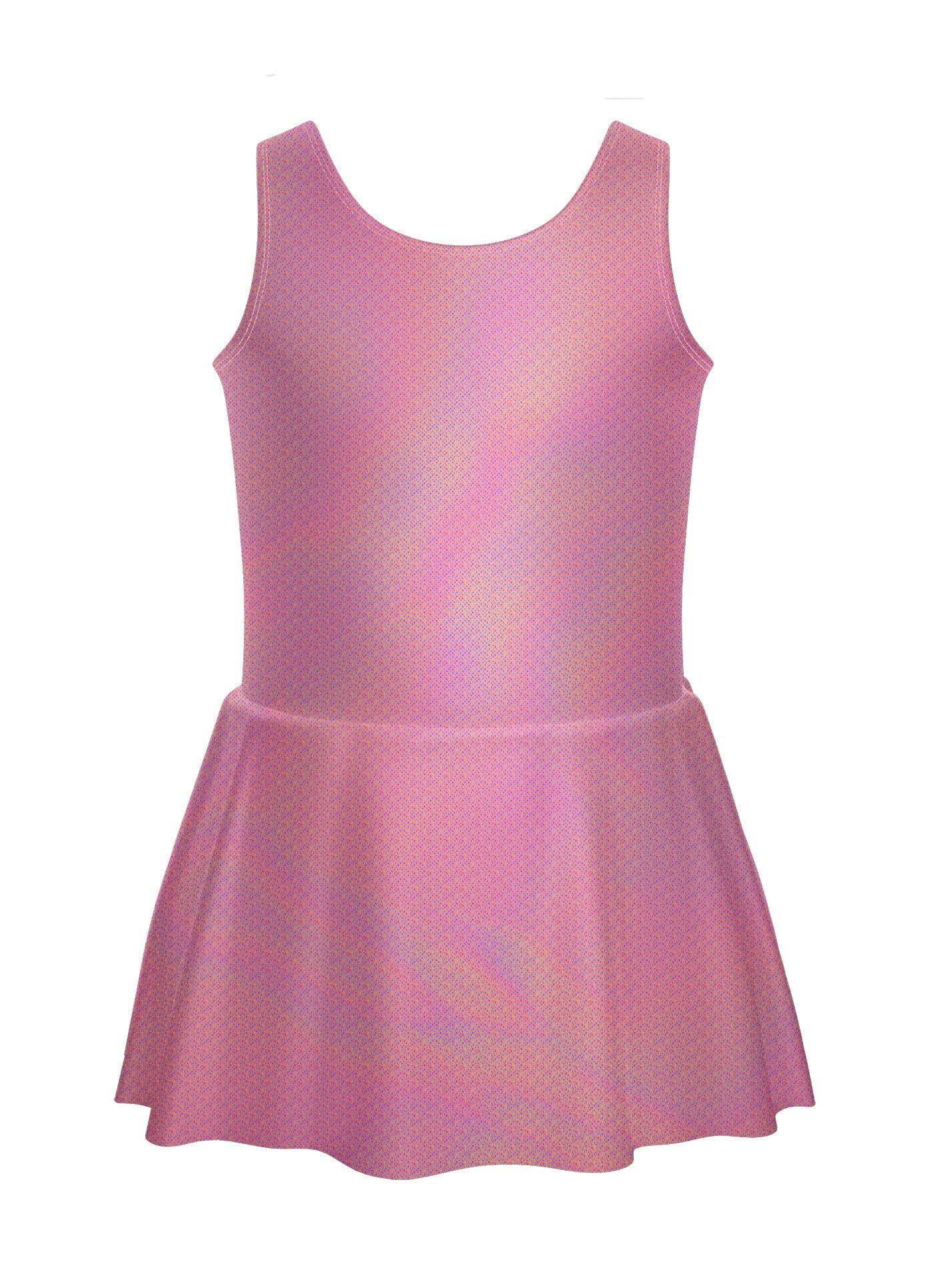 Solid Hologram Tank Dress