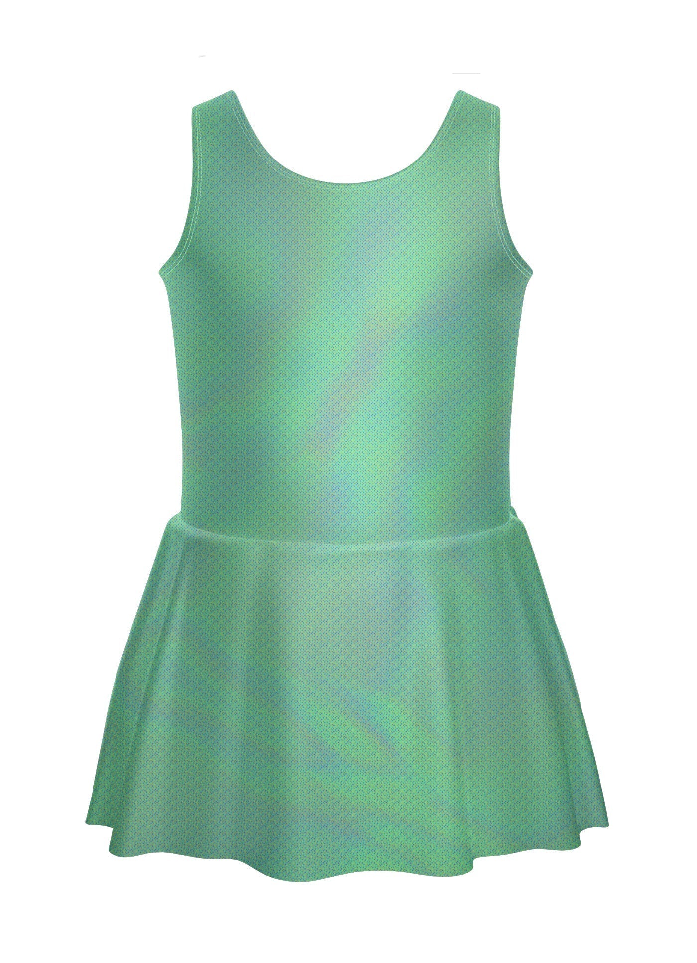 Solid Hologram Tank Dress