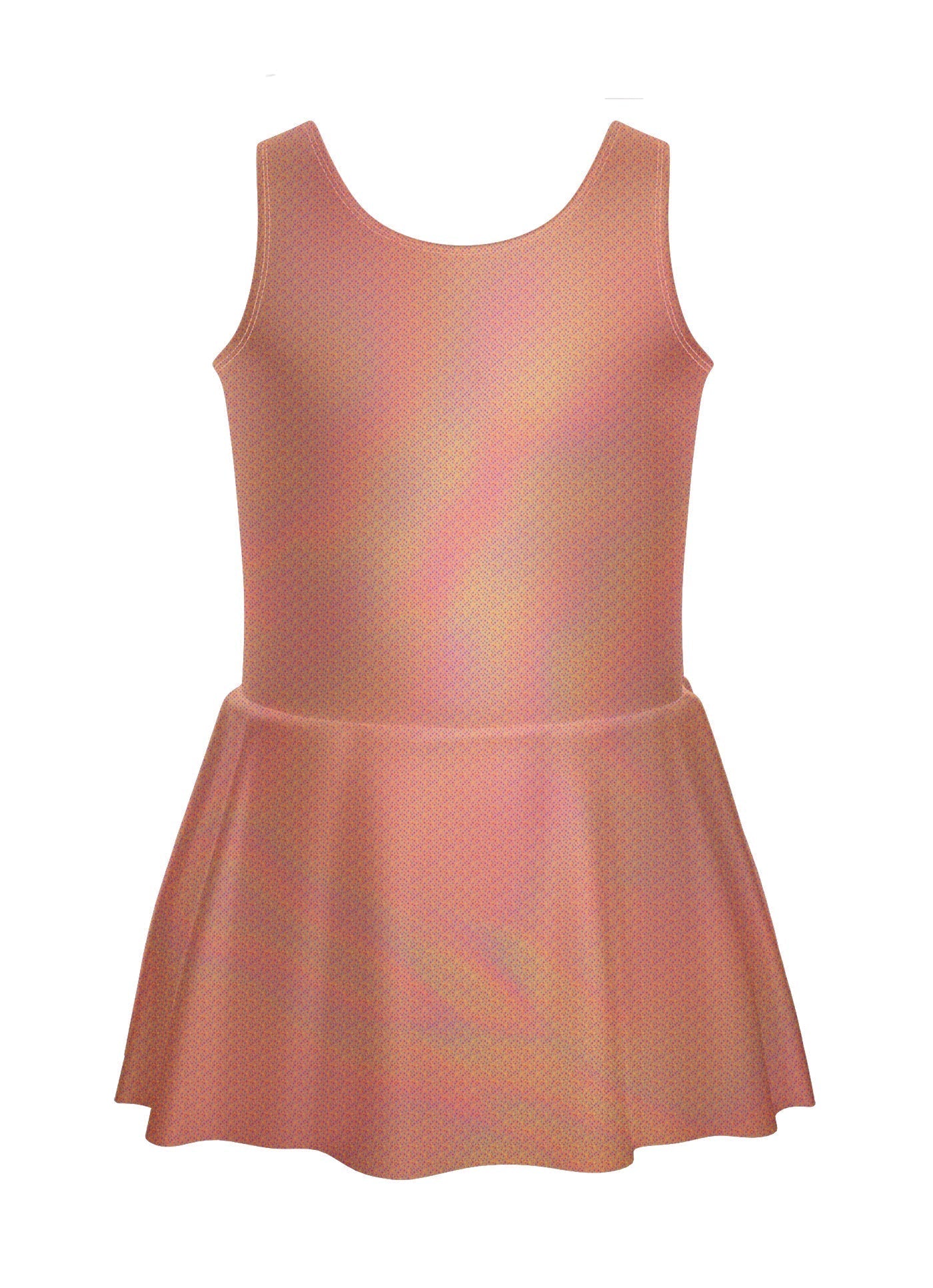 Solid Hologram Tank Dress