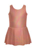 Solid Hologram Tank Dress