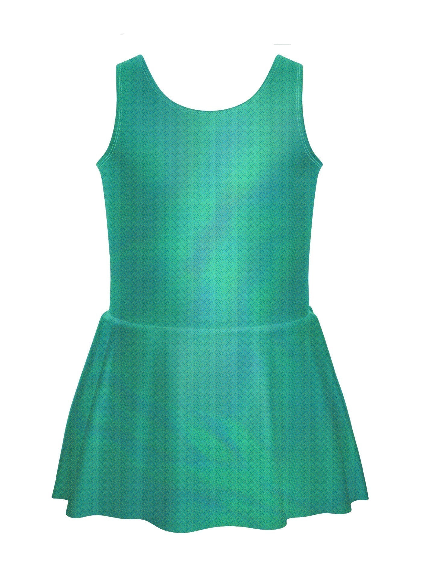 Solid Hologram Tank Dress