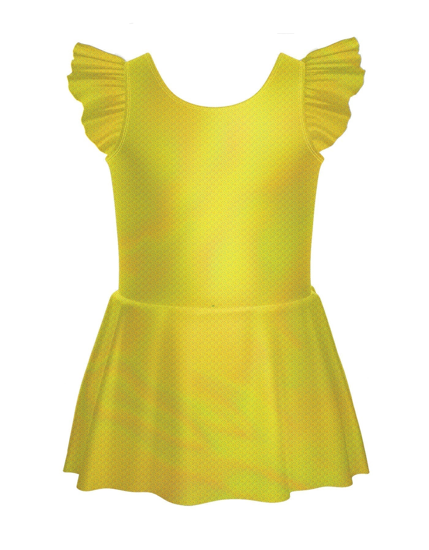 Solid Hologram Tank with Gather Sleeve Dress