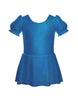Solid Hologram Puff Sleeve Dress