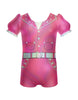 Cowgirl Baby Puff Sleeve Biketard