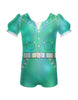 Cowgirl Baby Puff Sleeve Biketard