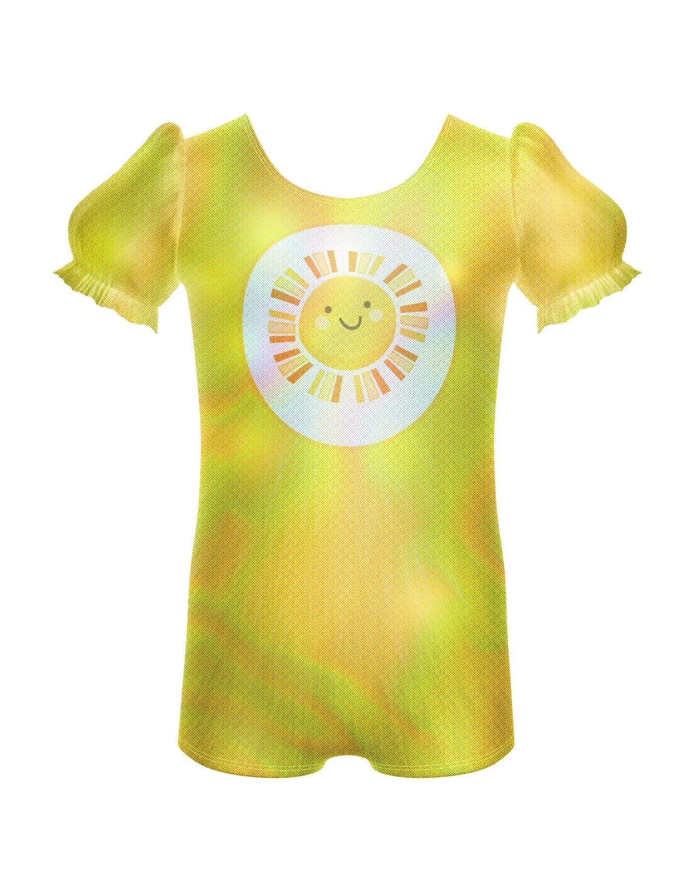 Little Bears Puff Sleeve Biketard