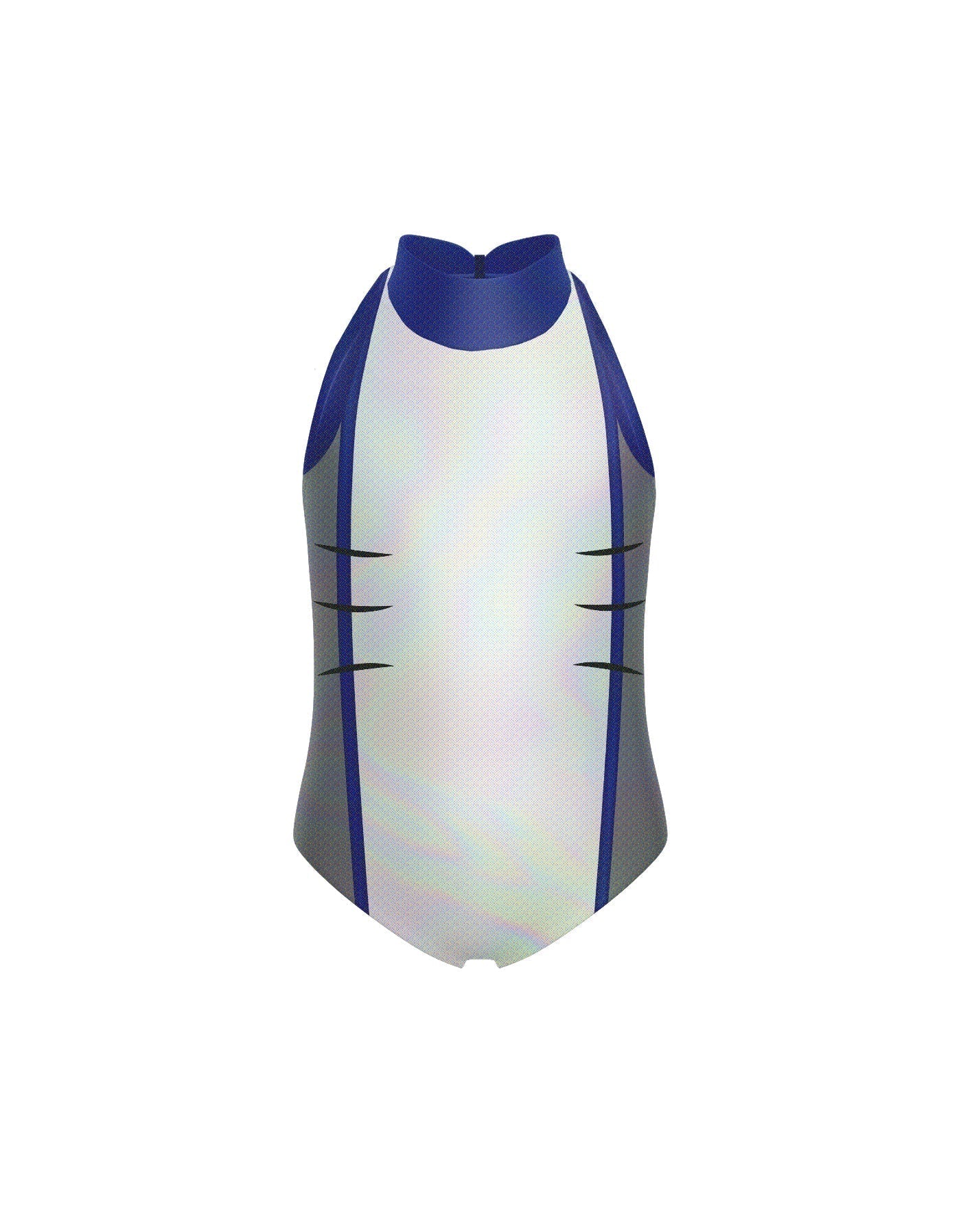 Shark Tales Halter Leotard with Fin