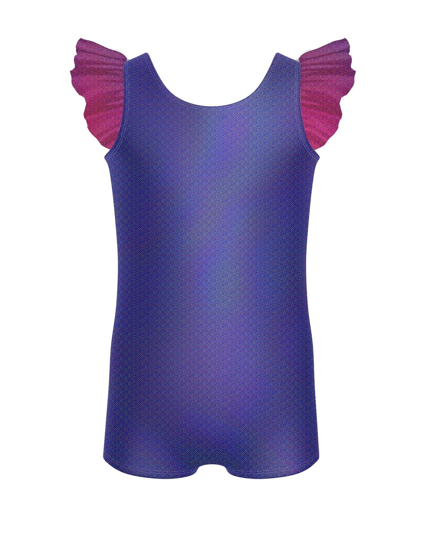 Rainbow Connection Tank Biketard with Gather Sleeves
