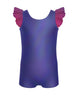 Rainbow Connection Tank Biketard with Gather Sleeves